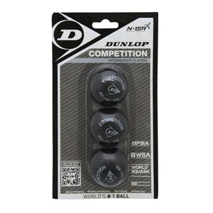 700113-set-of-3-squash-balls-dunlop-competition-blister-black-one-size