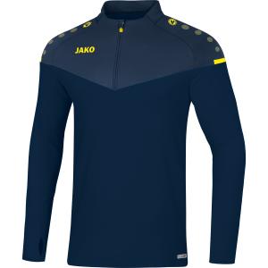 8620-u-93-zip-up-sweatshirt-jako-champ-2-0-blue-dark-blue-yellow-fluorescent