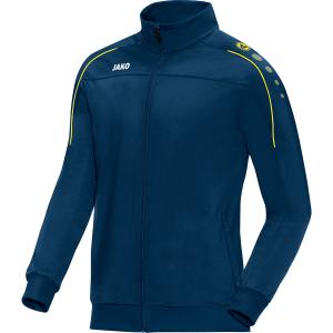 9350-e-42-children-s-jacket-jako-polyester-classico-dark-blue-lemon