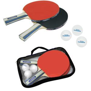 76245-table-tennis-set-hudora-new-contest-2-0-x2-red-blue-one-size