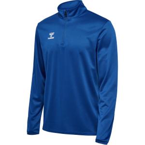 224545-7045-tracksuit-1-2-zipped-hummel-essential-blue-blue