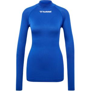 225527-7045-long-sleeve-t-shirt-with-a-smoked-collar-hummel-comfort-2-0-true-blue