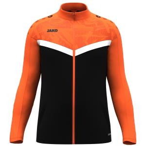 9324-e-807-children-s-polyester-tracksuit-jacket-jako-iconic-black-neon-orange