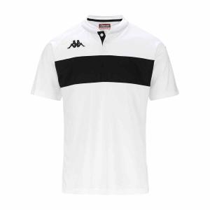 32144iw-a05-polo-shirt-kappa-dalto-white-black