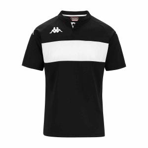32144iw-a08-polo-shirt-kappa-dalto-black-white