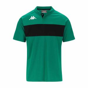 32144iw-a0w-polo-shirt-kappa-dalto-green-black