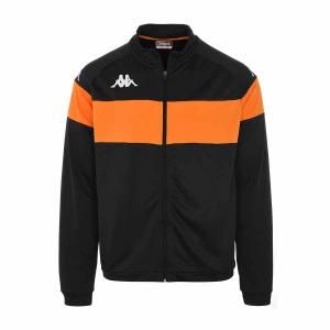 381263w-a14-children-s-tracksuit-jacket-kappa-dacone-black-orange